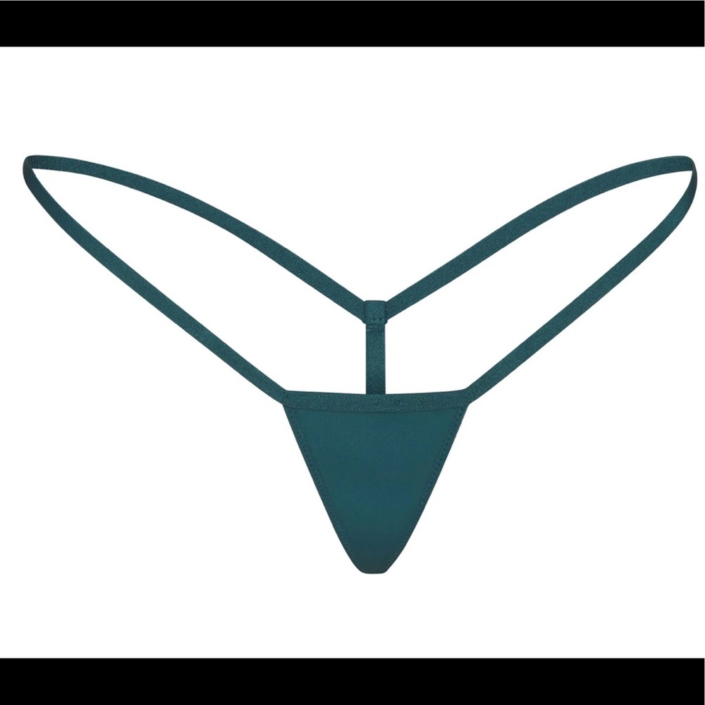 ❗️NWT❗️SKIMS Fits Everybody Micro Thong in Teal - Sizes S & M